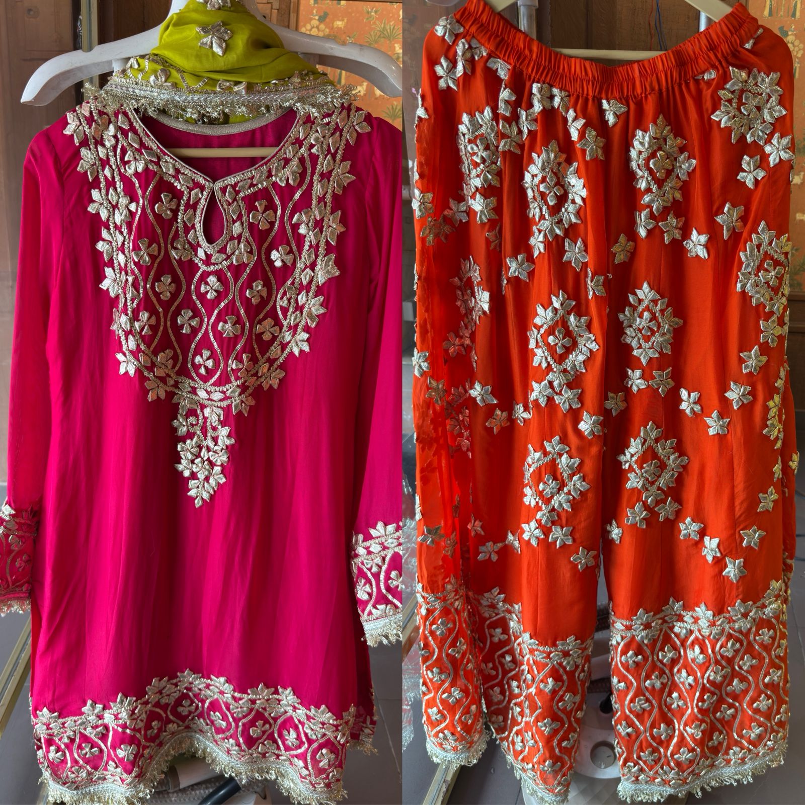 Vibrant traditional Punjabi-style outfit